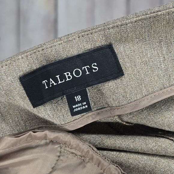 Talbots Refined Bi-Stretch Straight Leg Trouser Office Workwear Pants Size 18 - Picture 9 of 9